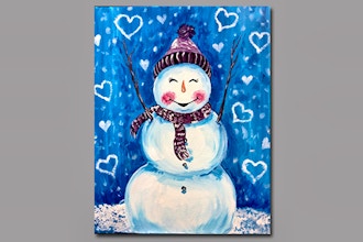 Virtual Paint Nite: For the Love of Winter (Ages 6+)